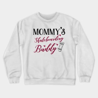 Skateboarding Mom and Baby Matching T-shirts Gift Crewneck Sweatshirt